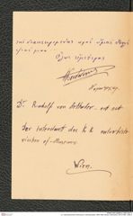 k.k. naturhistorisches Hofmuseum, Intendanzakten 1885-1896 (Hauer), Aktenzahl Z.387.b/1887, Seite 2